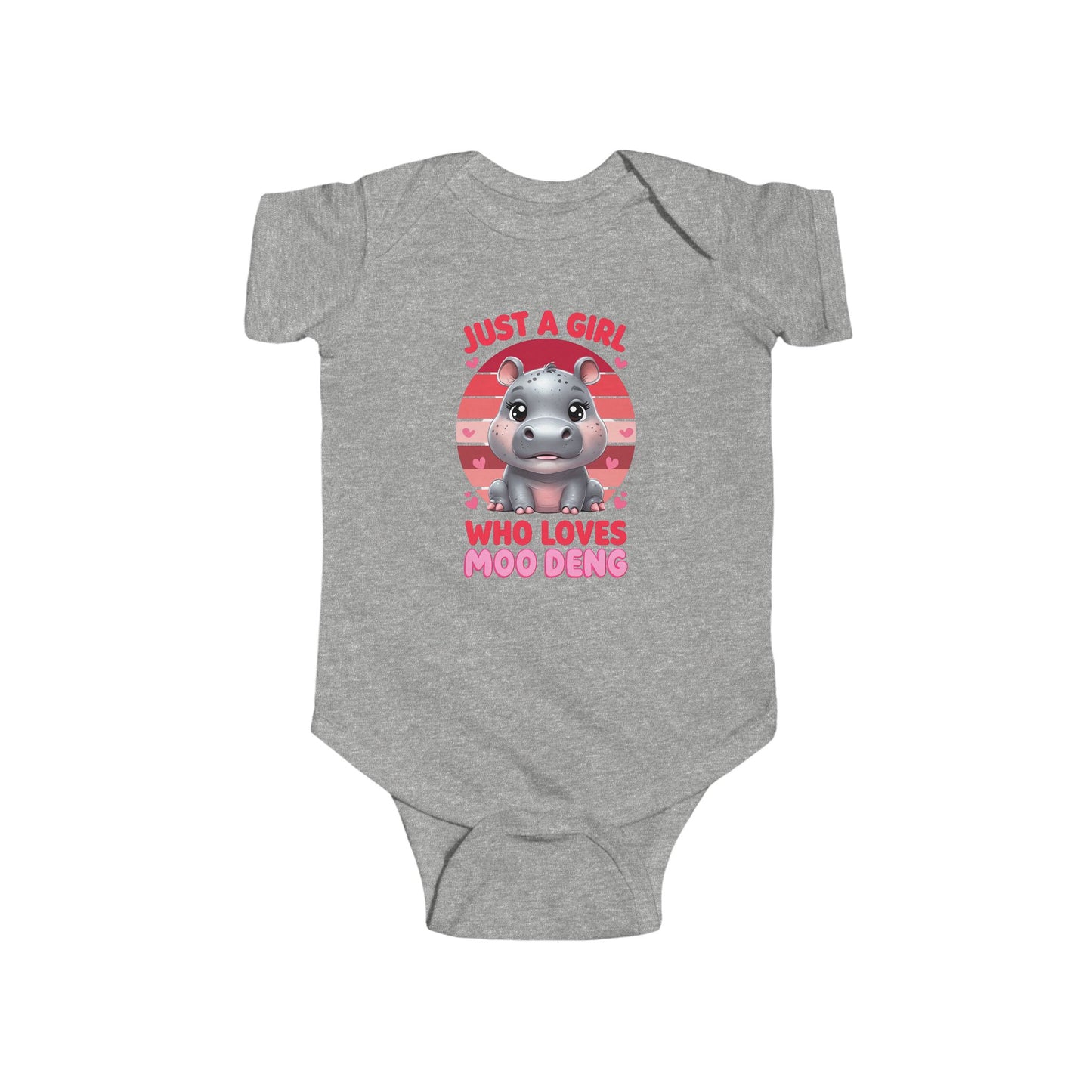 Adorable Infant Bodysuit - Just a Girl Who Loves Mugging, Cute Baby Clothes, Baby Shower Gift, Toddler Outfit, Animal Lover Apparel