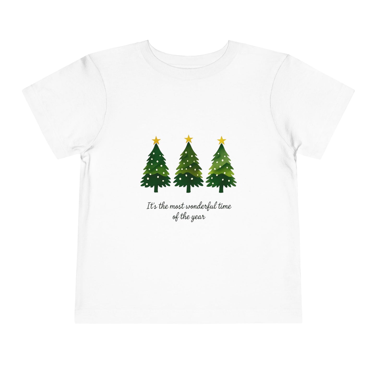 Watercolor Christmas Trees Toddler Tee