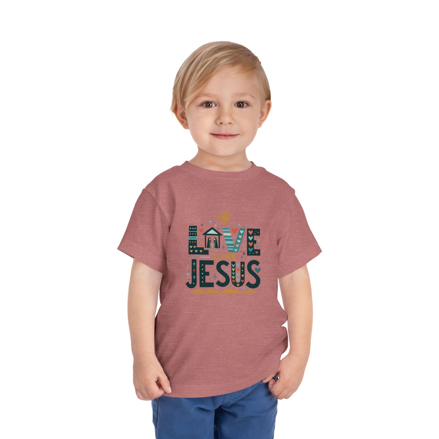 Love Like Jesus Christmas Tee - Toddler Holiday Shirt