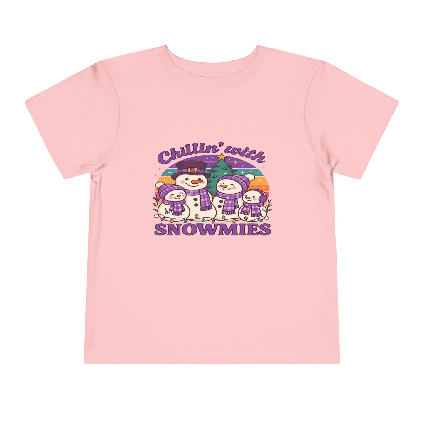 Chillin' with Snowmies Toddler Christmas Tee