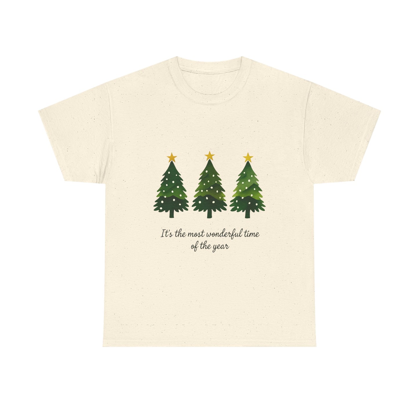 Christmas Tee - Festive Watercolor Trees Holiday Shirt