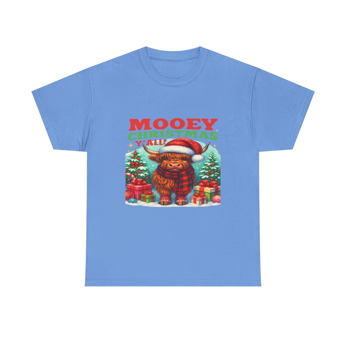 Christmas Highland Cow Tee