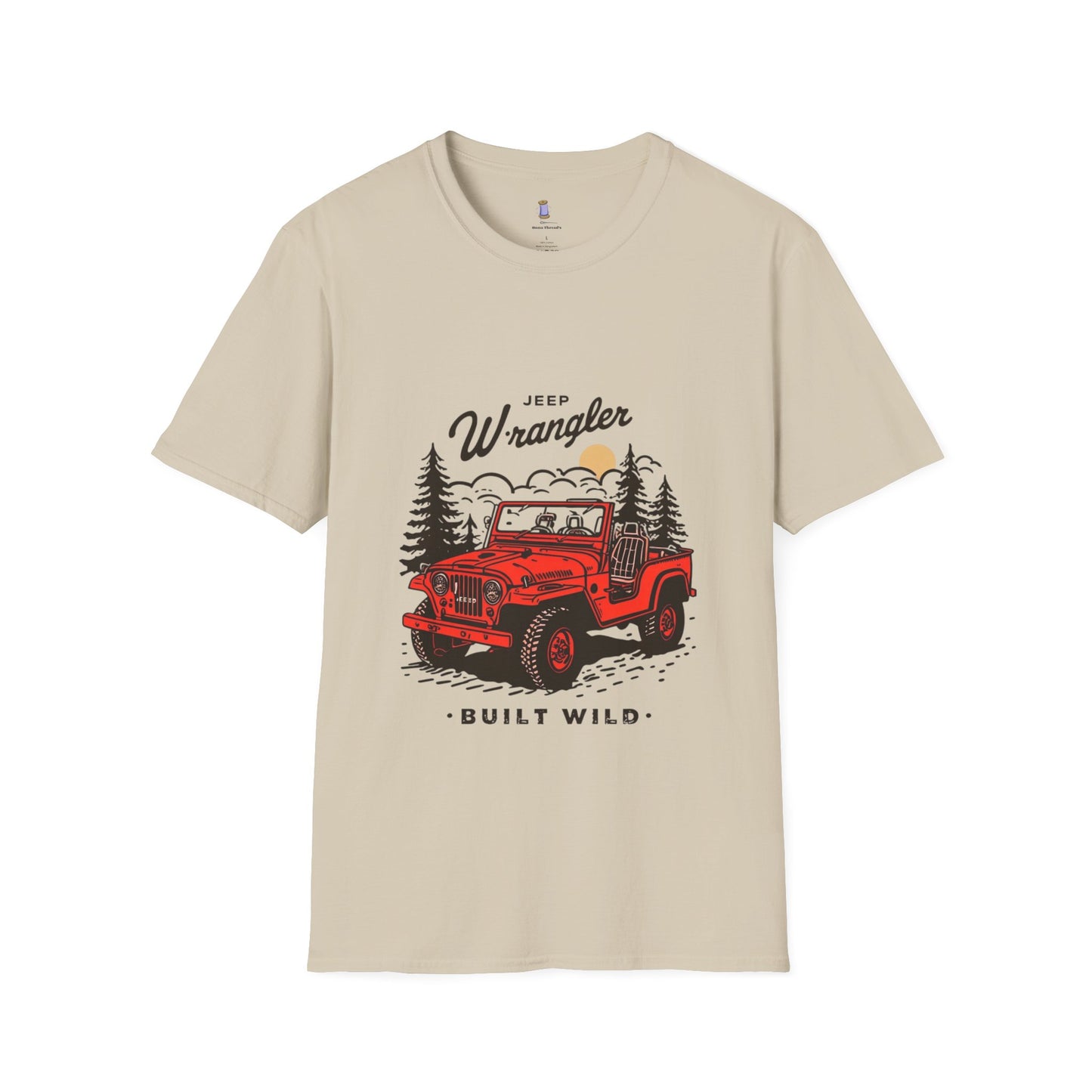 Jeep Wrangler Adventure Tee, Summer T-Shirt, Outdoor Enthusiast Gift, Camping Shirt, Road Trip Apparel, Vintage Jeep Design