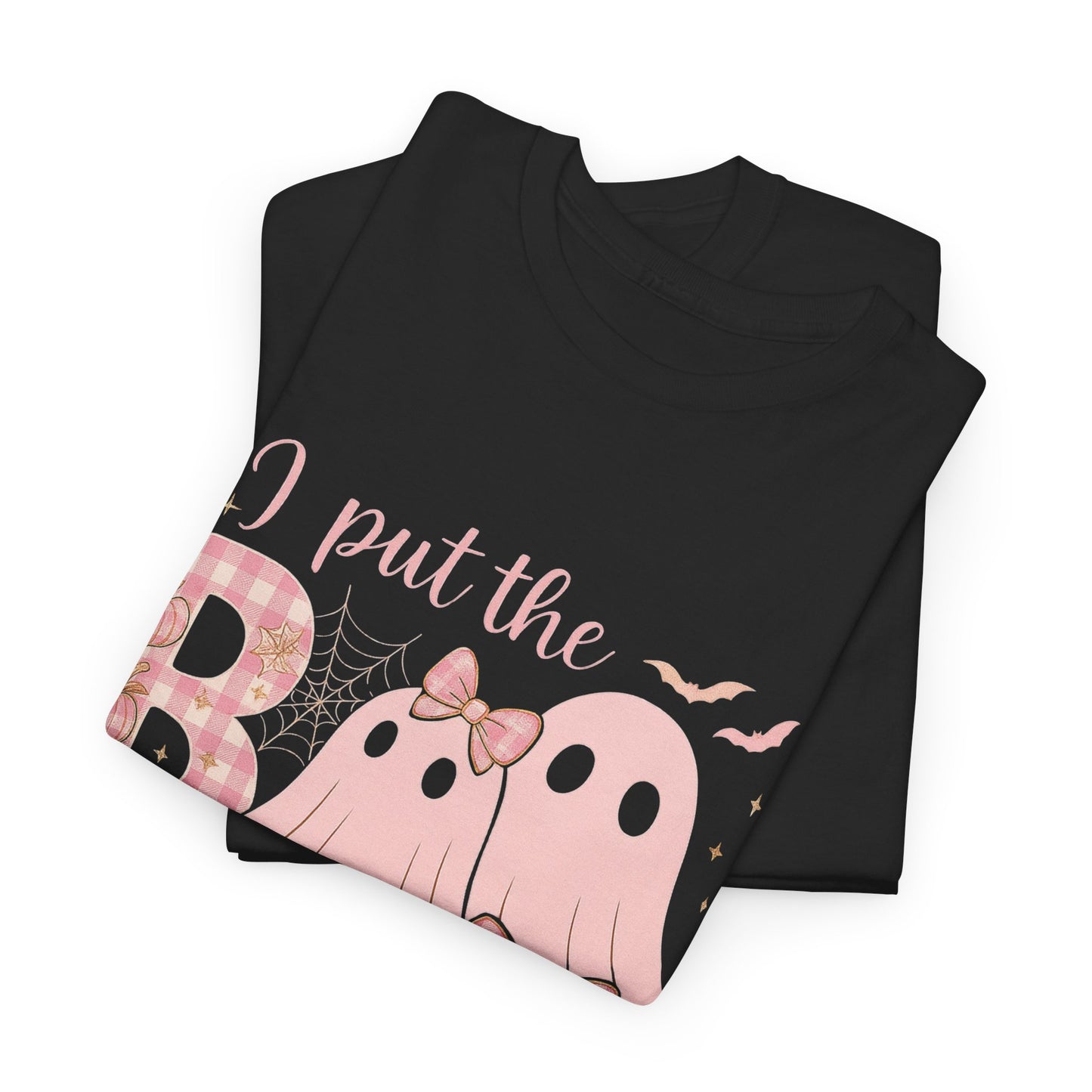 I Put The B In Boujee Pink Halloween Tee