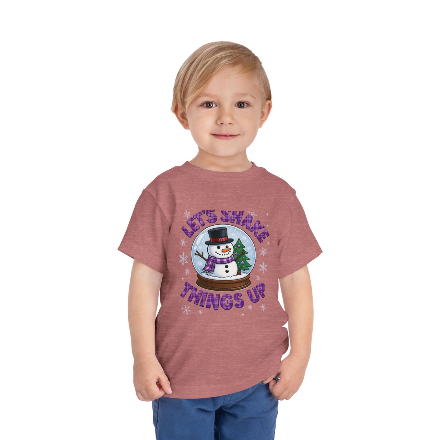 Shake Things Up! Snowman Christmas Toddler Tee