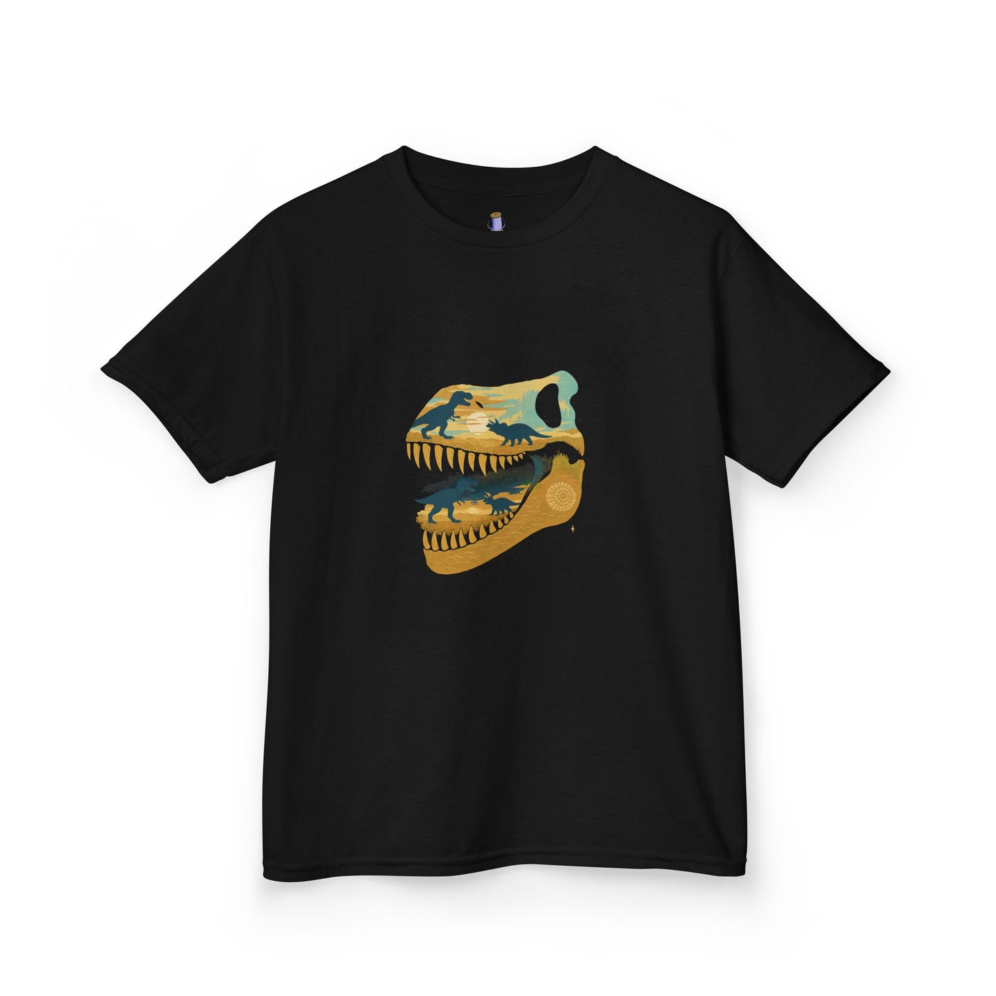 Dinosaur Skull Kids Tee, Fun T-Shirt for Boys and Girls, Playful Birthday Gift, Perfect for Dino Lovers, Paleontology Inspired Design