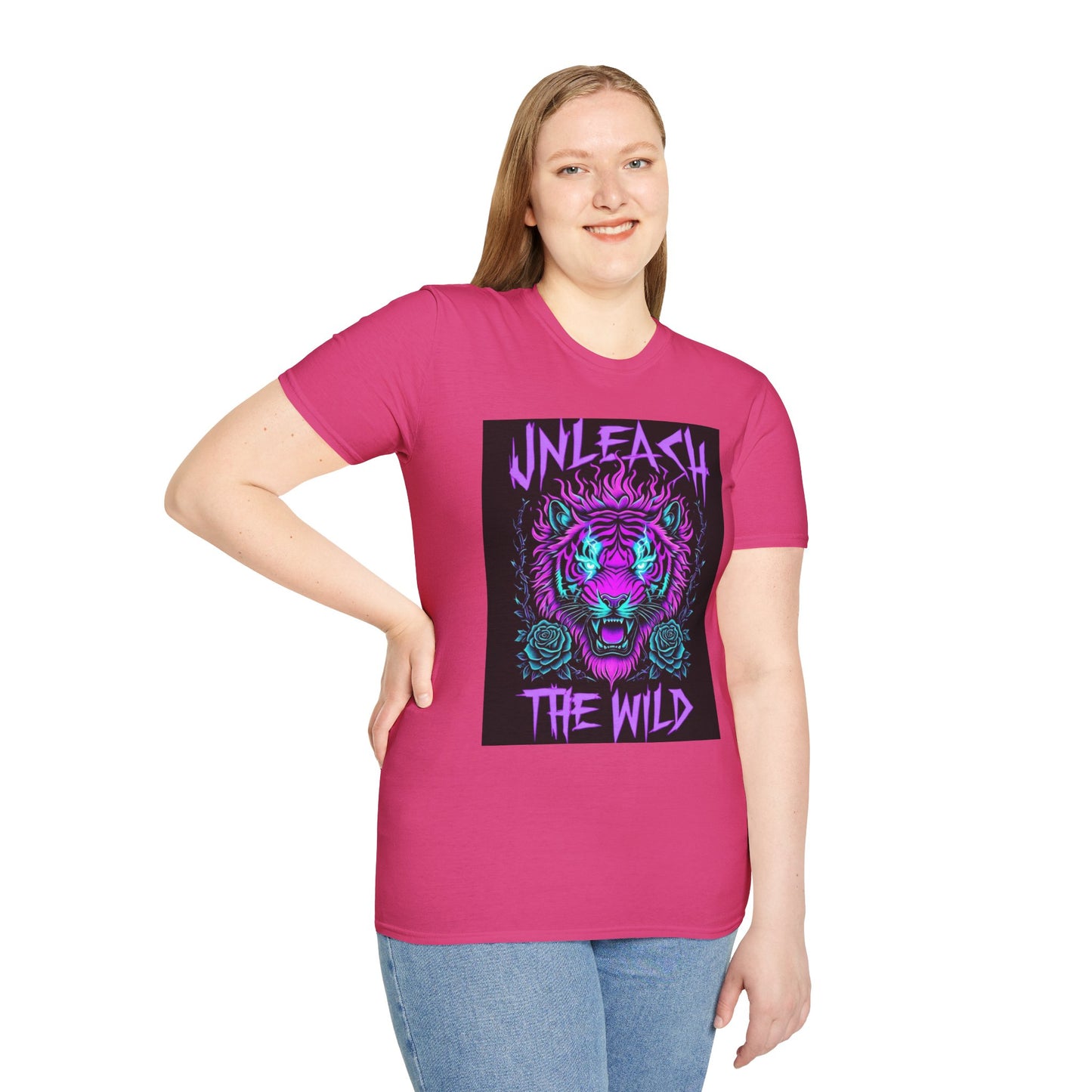 Unleash the Wild Graphic Tee | Cool Graphic Shirt, Unisex T-Shirt, Animal Lover Gift, Nature-Inspired Fashion, Festival Wear