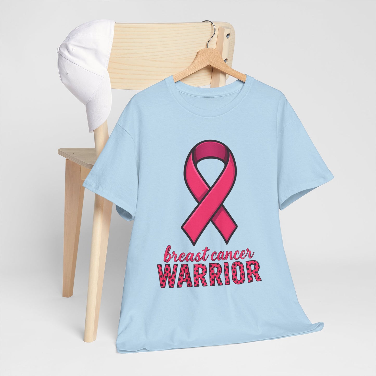 Breast Cancer Warrior Pink Ribbon Tee