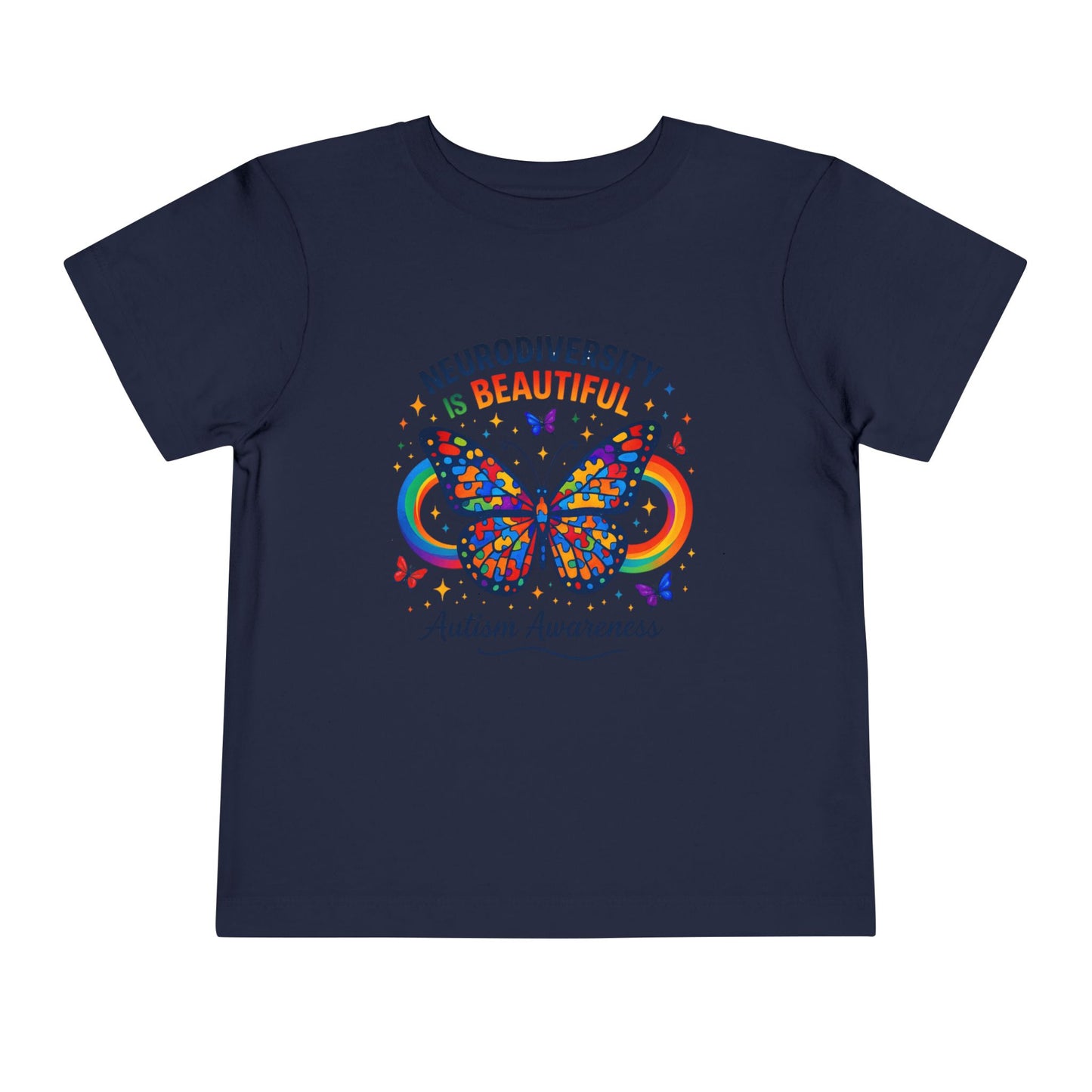 Toddler Tee Neurodiversity Is Beautiful Butterfly Design