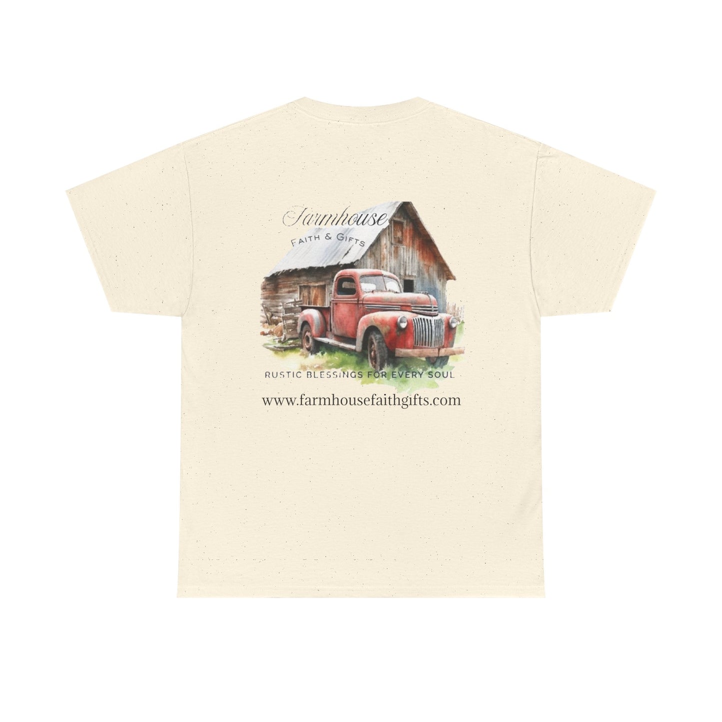 Rustic Farmhouse Unisex Tee, Country Style Shirt, Vintage Truck Tee, Back to Nature Apparel, Ideal Gift for Farm Lovers