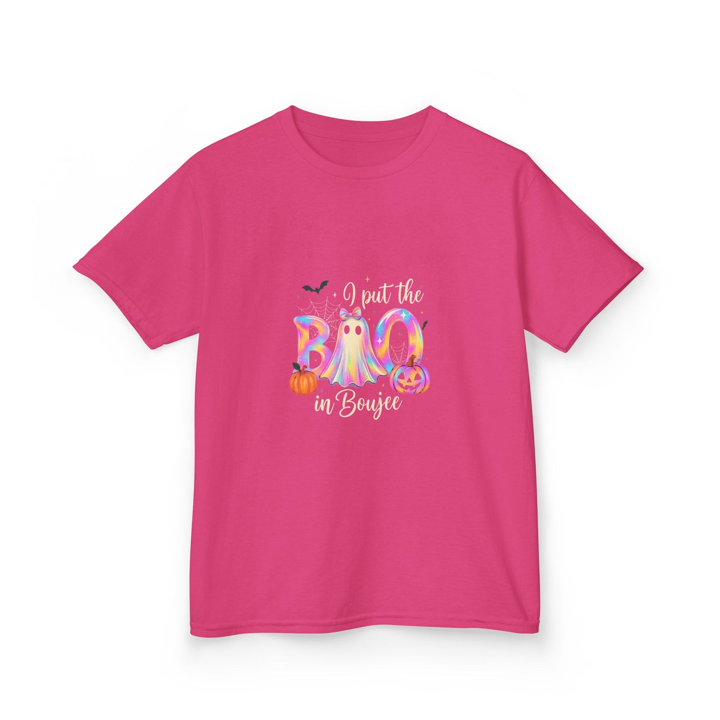Boo-jee Halloween Tee - Rainbow Ghost & Pumpkins