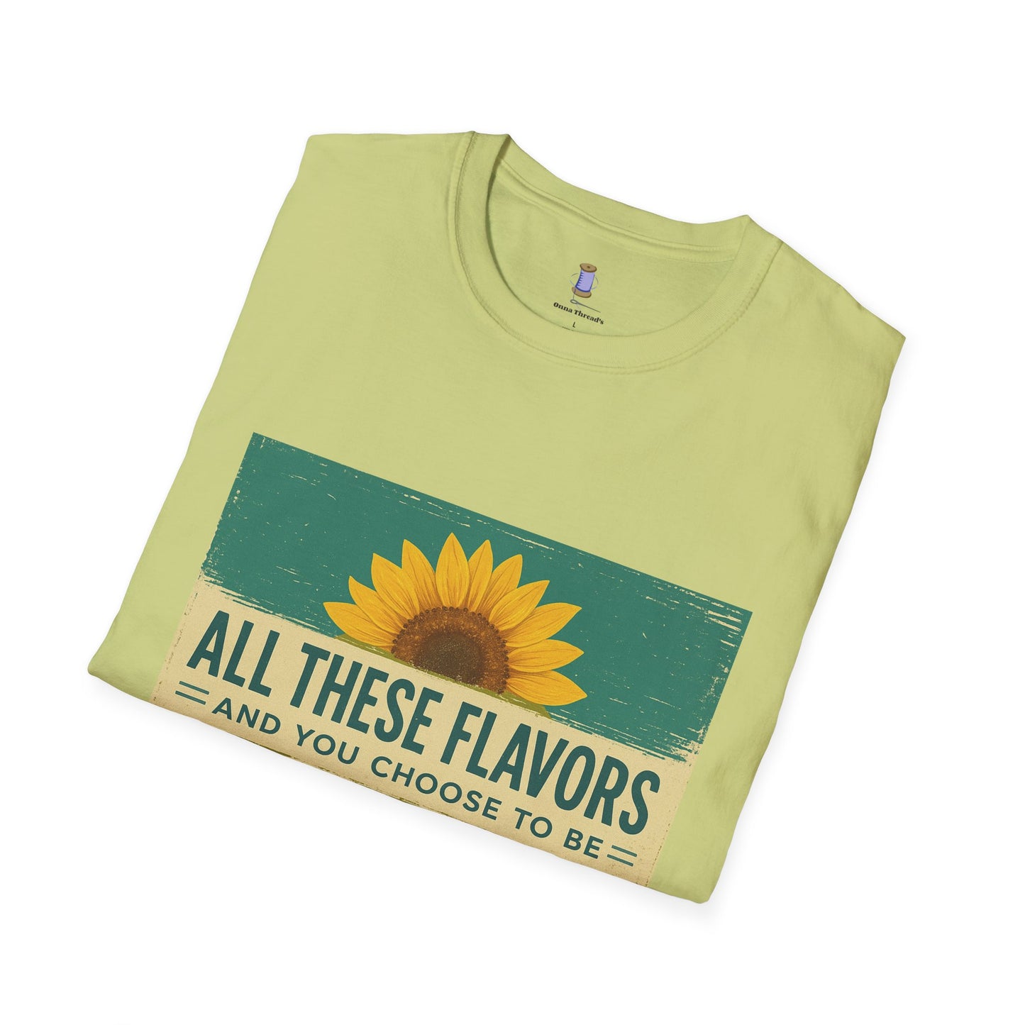 Sunflower Salty T-Shirt: Unisex Softstyle Tee for Sunshine Lovers, Casual Wear, Birthday Gift, Summer Vibes, Relaxed Style