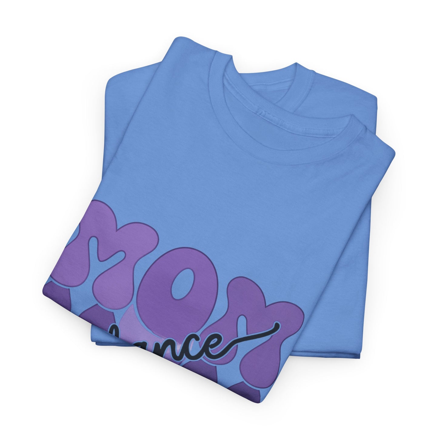 MOM Dance – Purple Letter Stage Spirit Tee