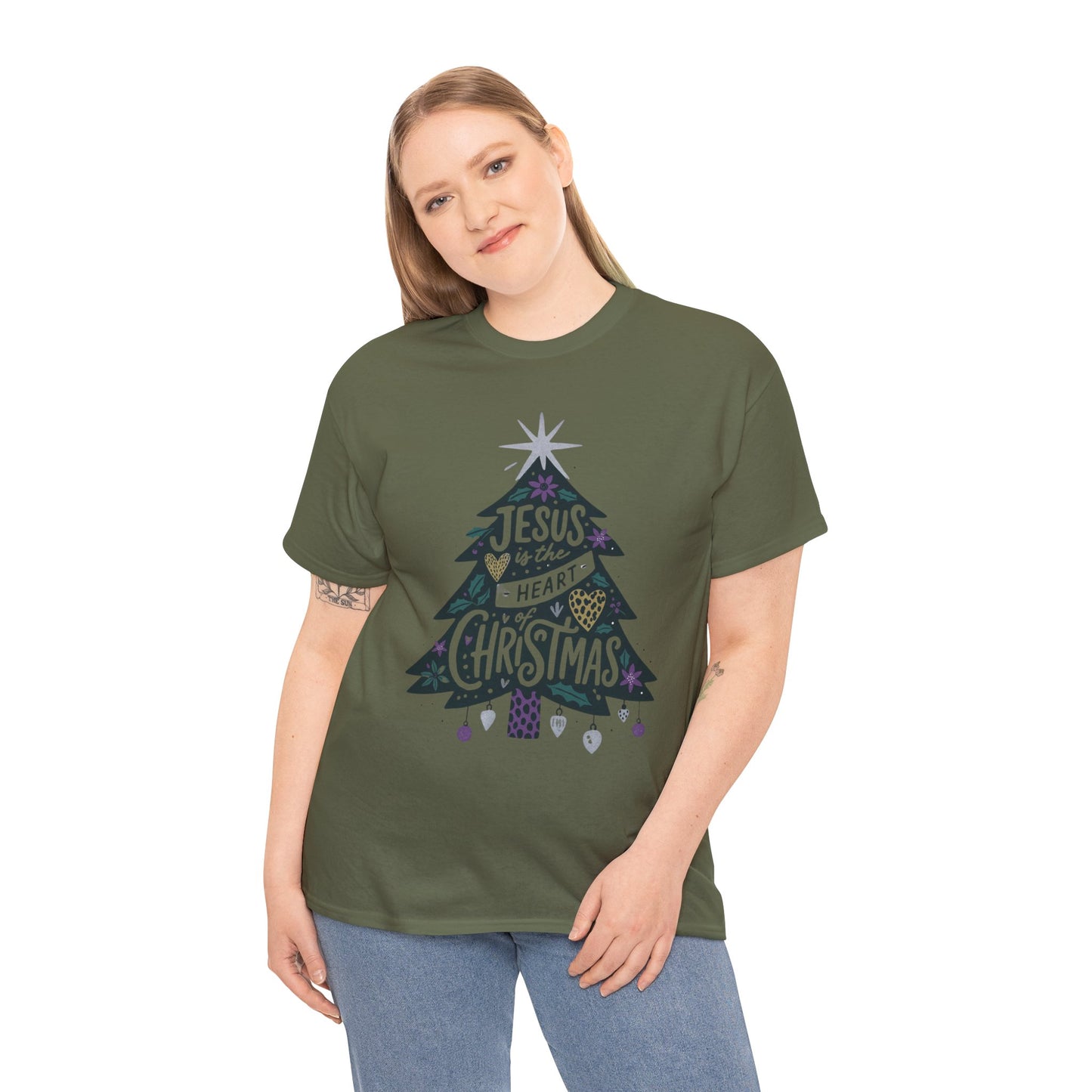 Jesus is the Heart of Christmas Tee