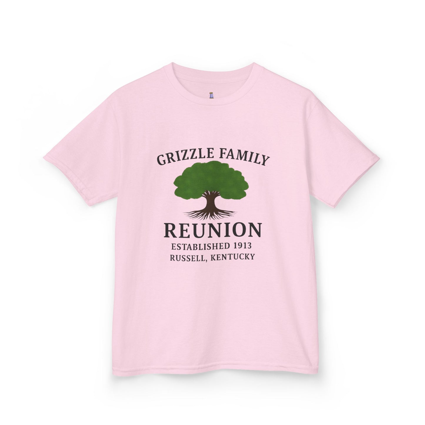 Grizzle Family Reunion Youth Tee, Family Gathering Shirt, Personalized Kids T-Shirt, Family Heritage Gift, Kids Reunion Apparel