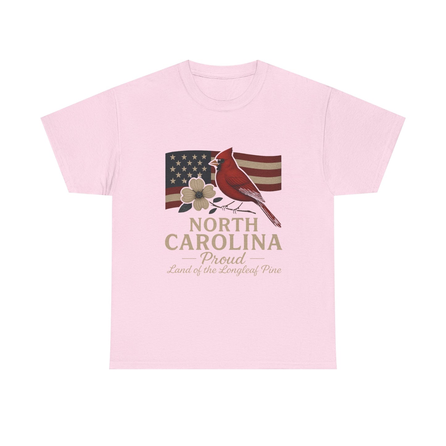NC Pride: Cardinal, Dogwood & State Flag Tee