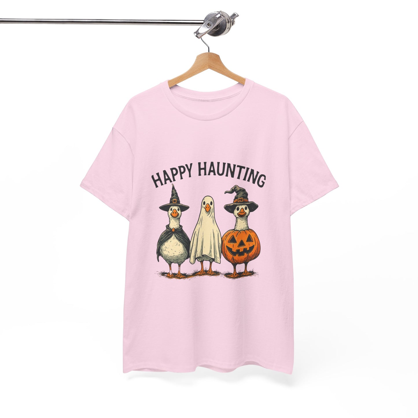 Happy Haunting Geese Halloween Tee