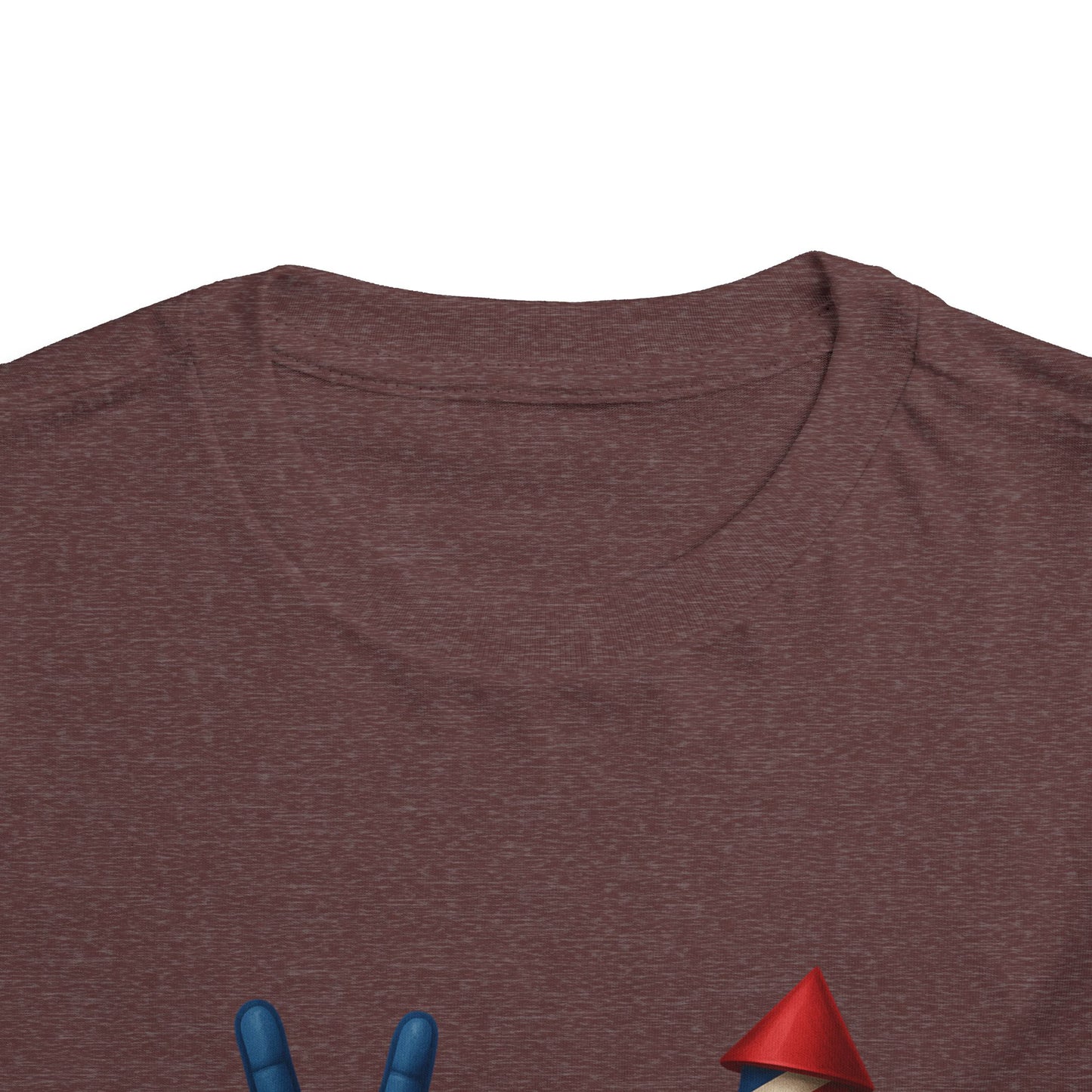 4th of July Peace & Heart Tee: Patriotic Toddler Shirt