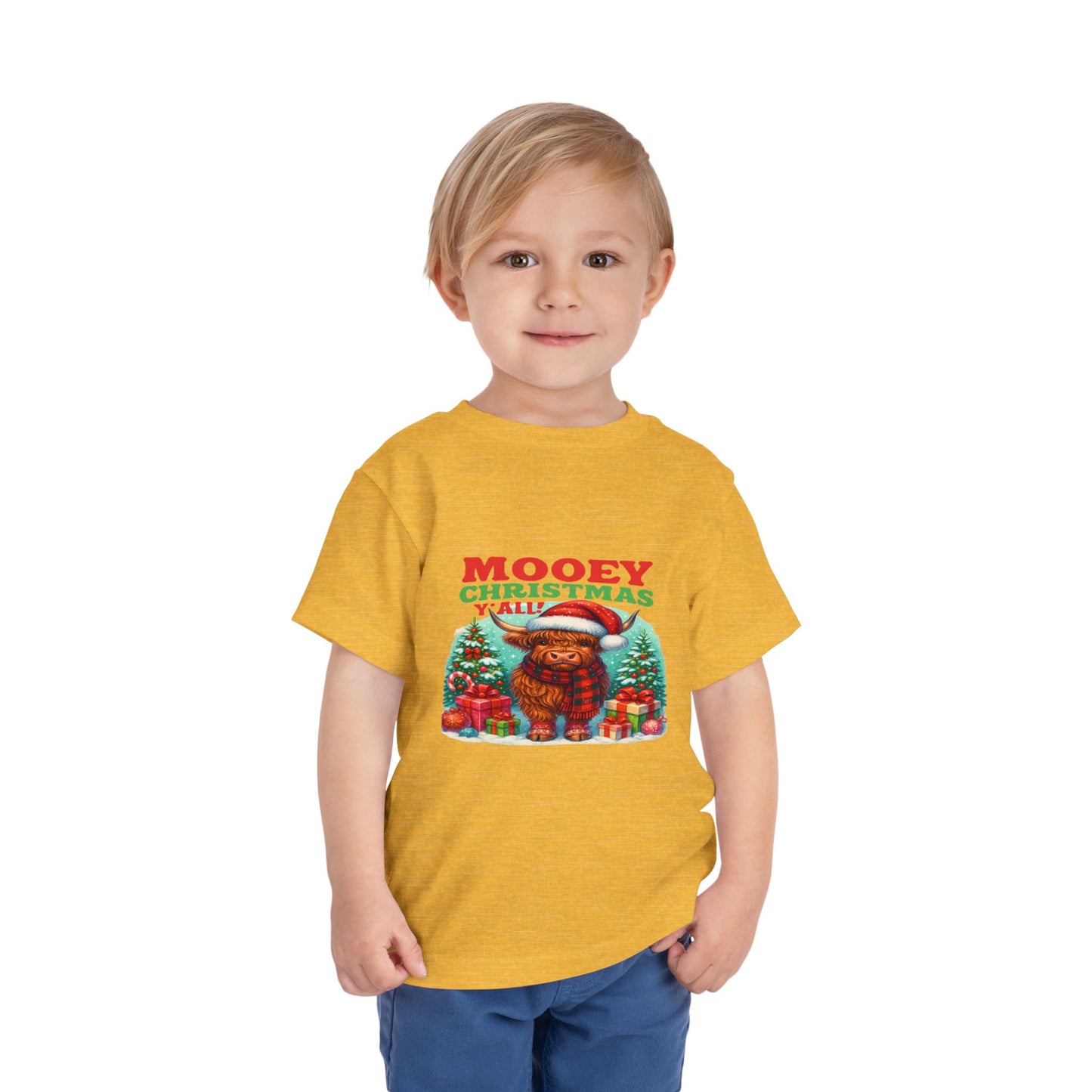 Mooey Christmas Y'all! Toddler Tee