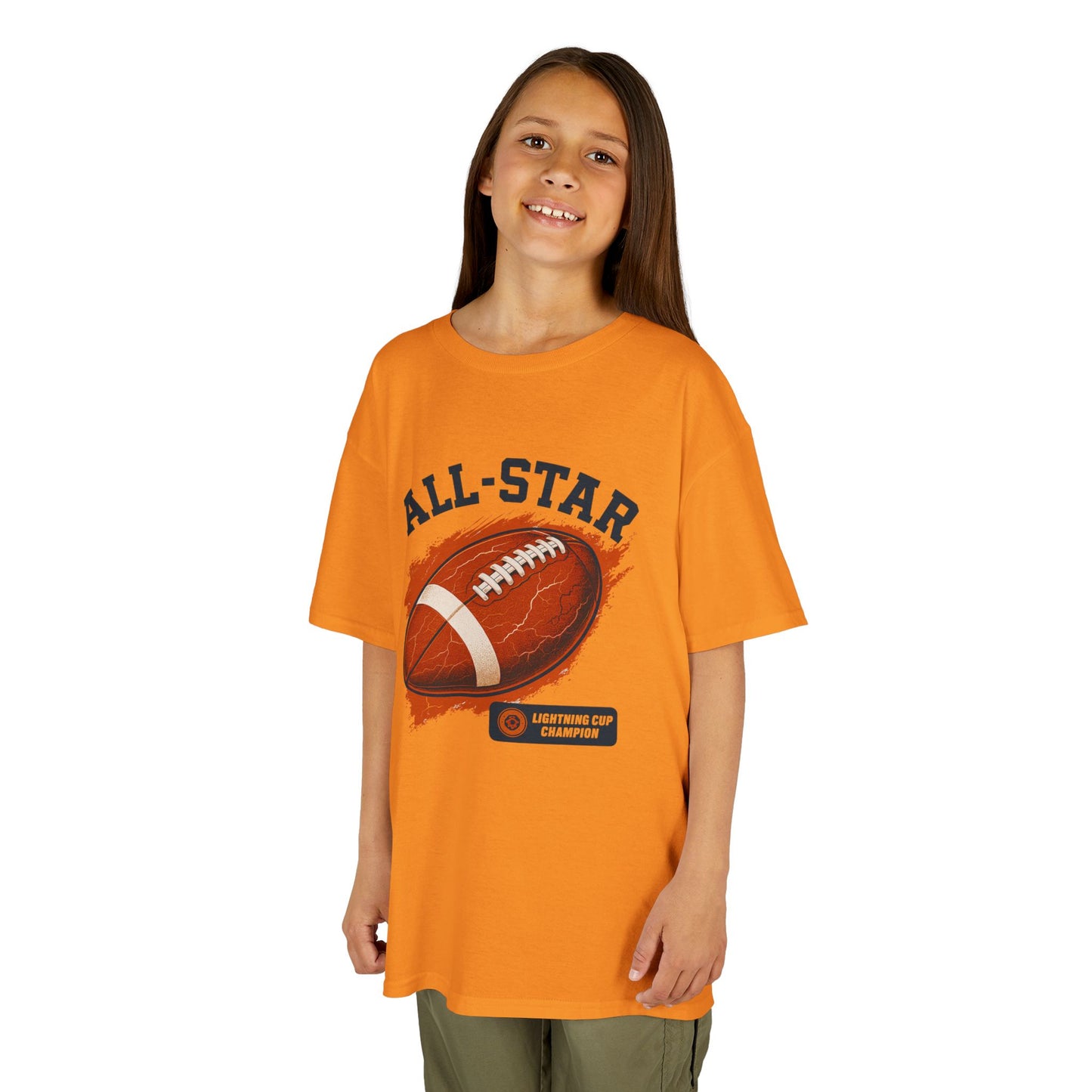 All-Star Kids Football Tee, Sports Apparel, Boys Football Shirt, Kids Casual Wear, Back To School Shirt, Birthday Gift