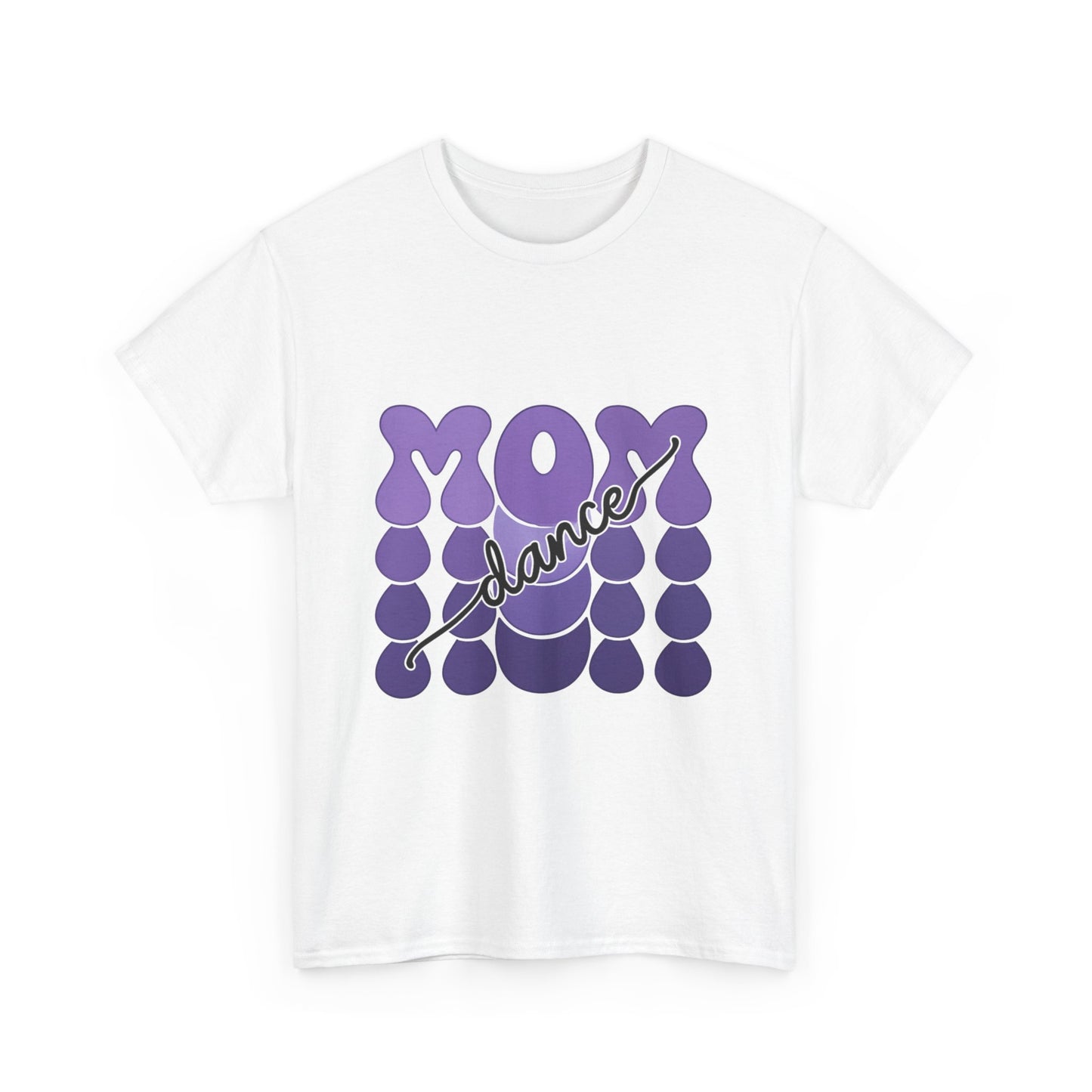 MOM Dance – Purple Letter Stage Spirit Tee