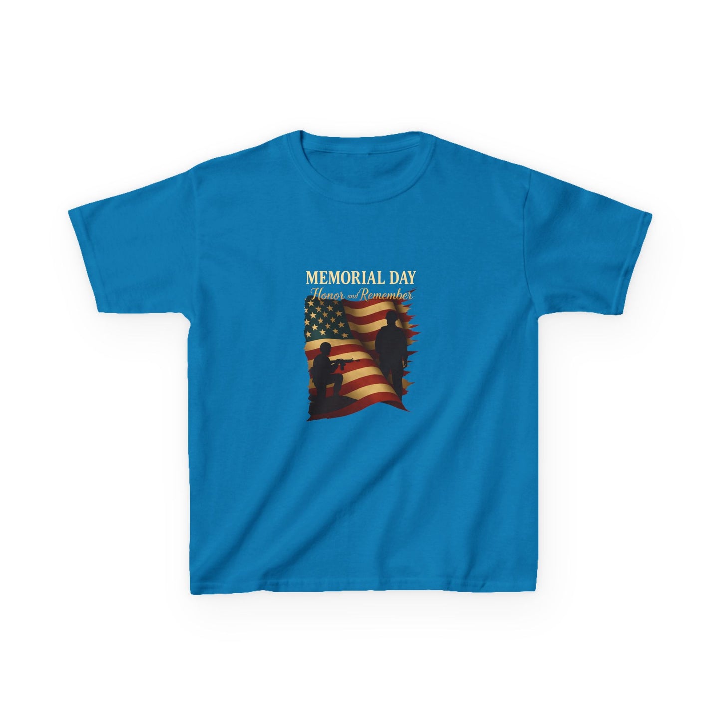 Memorial Day Honor & Remember Tee - Kids Patriotic Shirt