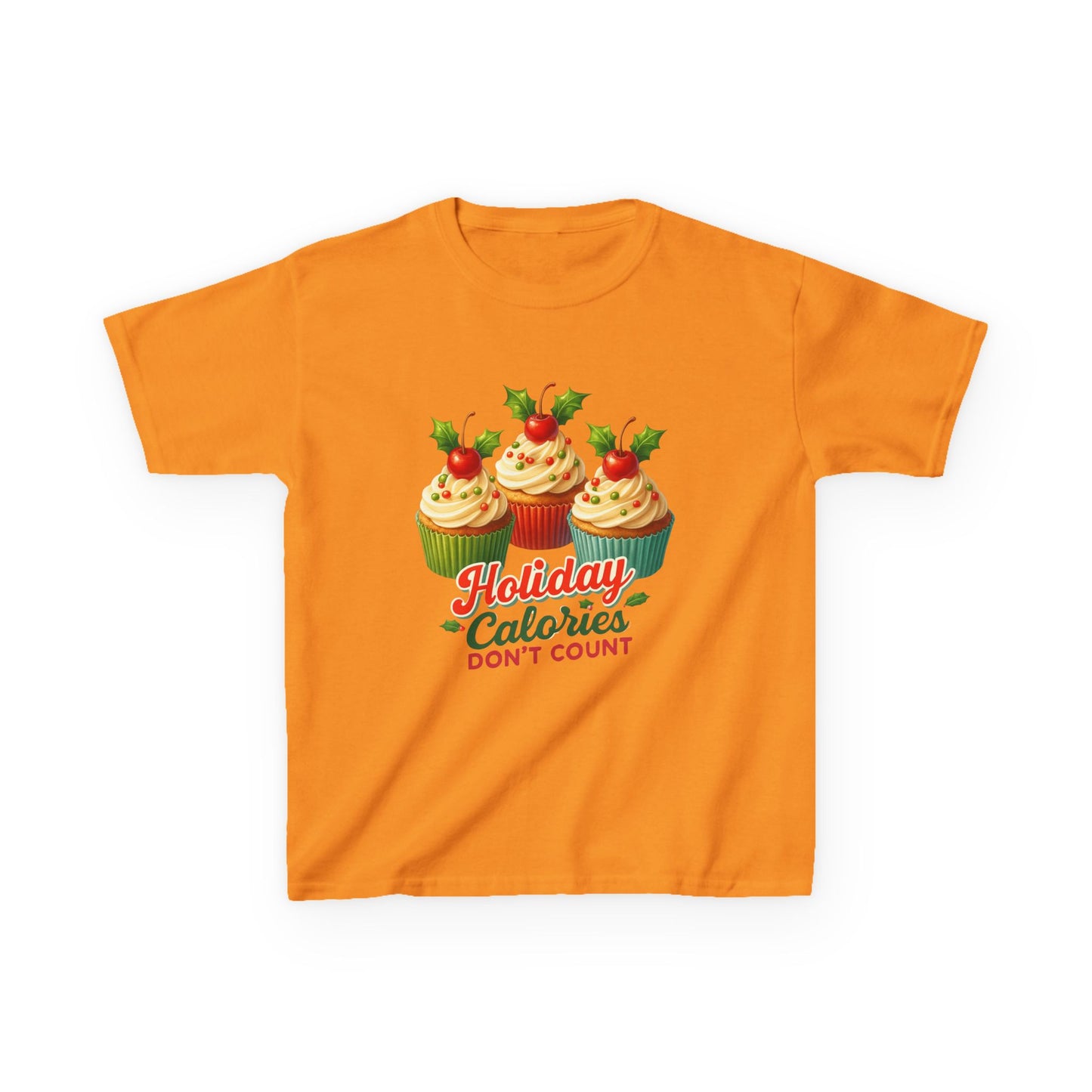 Holiday Cupcake Dino Tee - Christmas Fun!