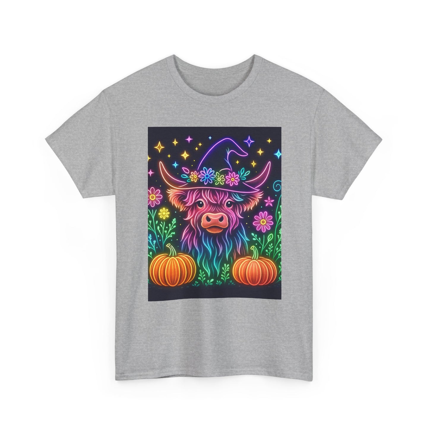 Neon Halloween Highland Tee