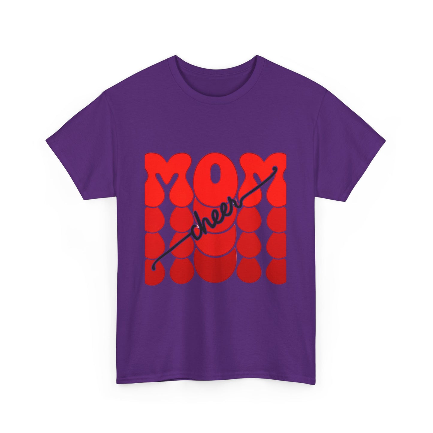 Retro Mom Cheer Tee – Bold Support & Spirit Shirt