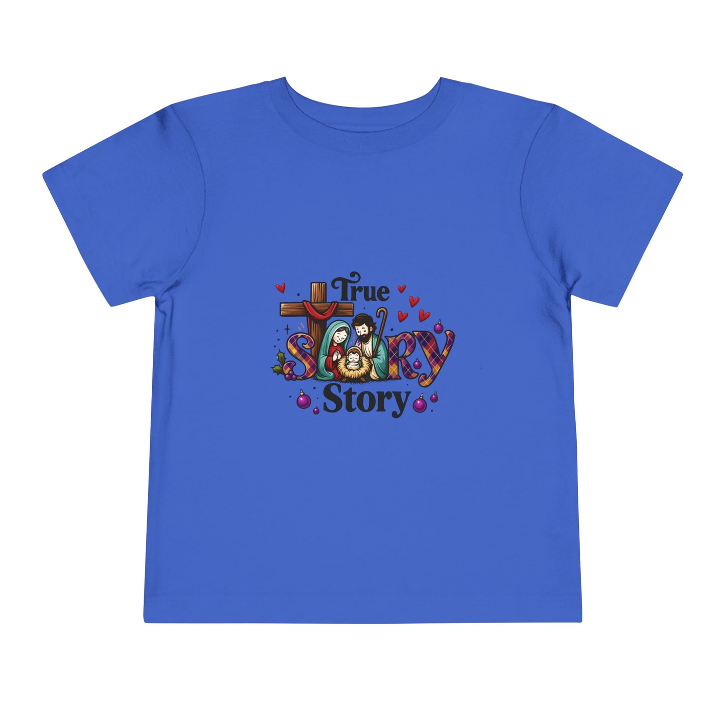 True Story Nativity Toddler Christmas Tee