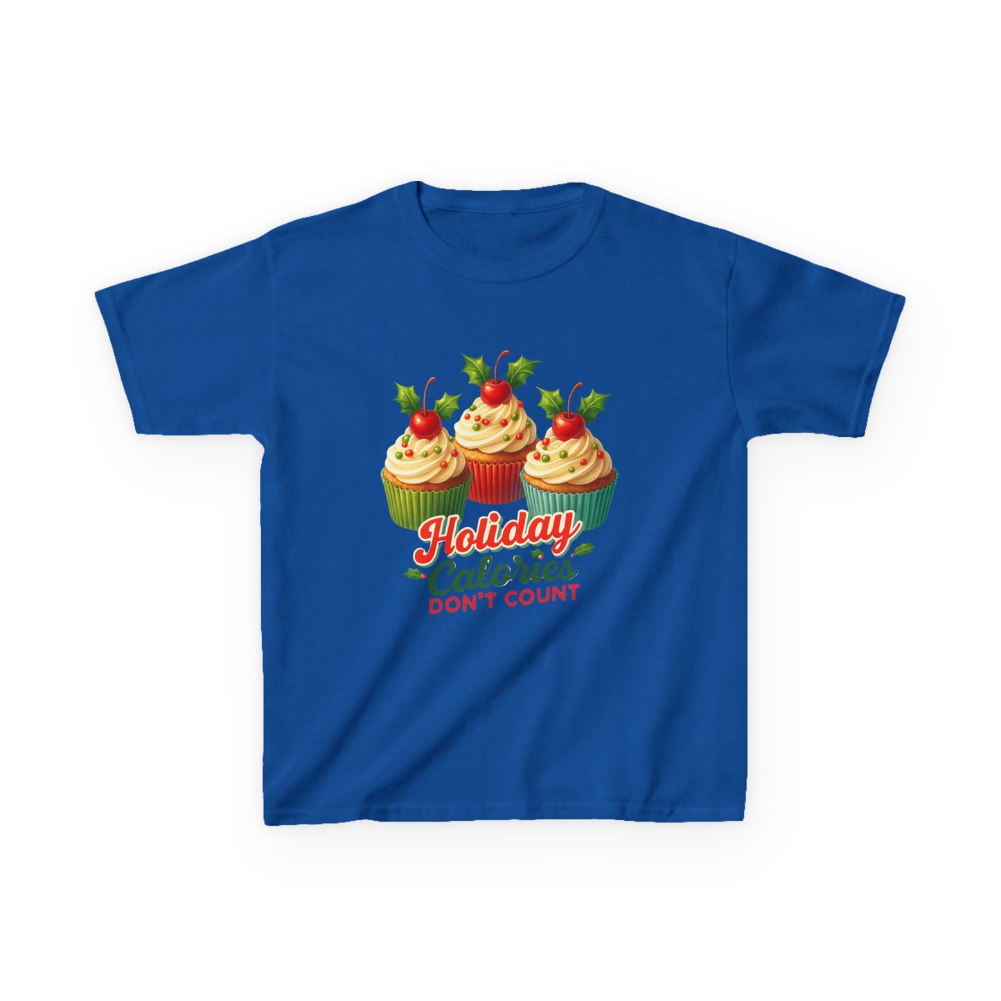 Holiday Cupcake Dino Tee - Christmas Fun!
