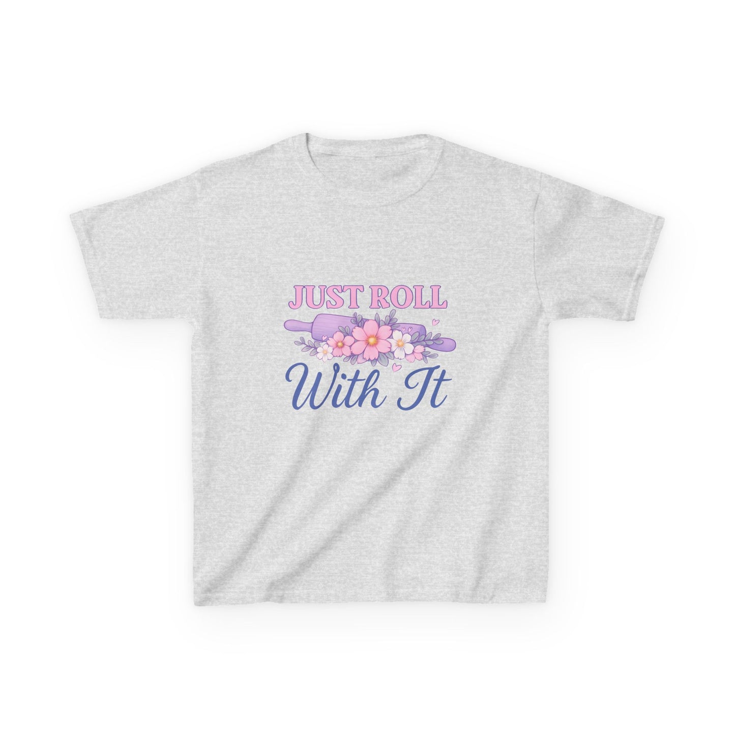 Just Roll With It - Dinosaur Christmas Kids Tee