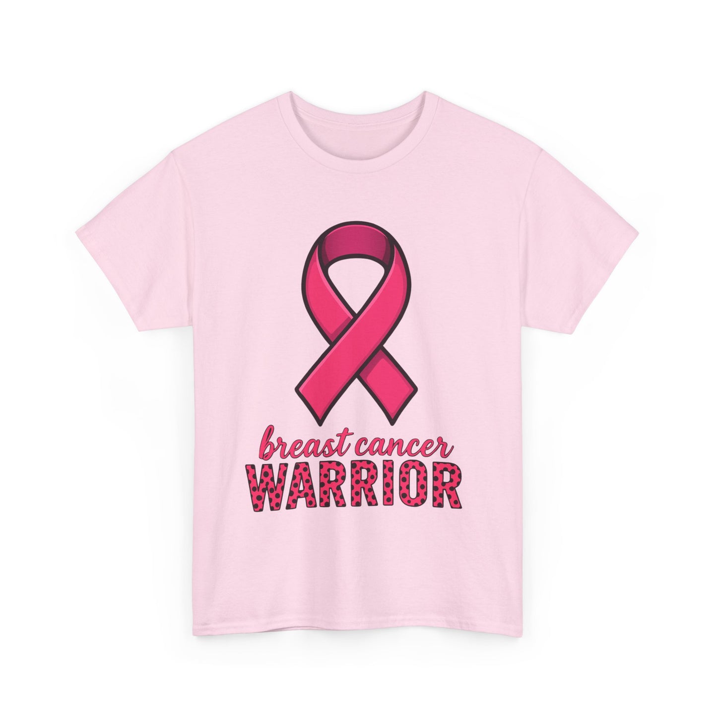 Breast Cancer Warrior Pink Ribbon Tee