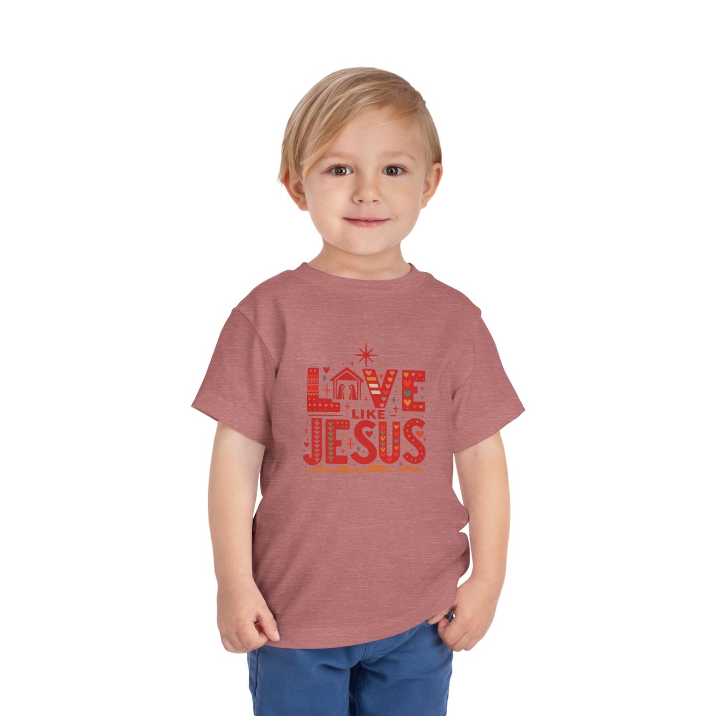 Love Like Jesus Toddler Christmas Tee
