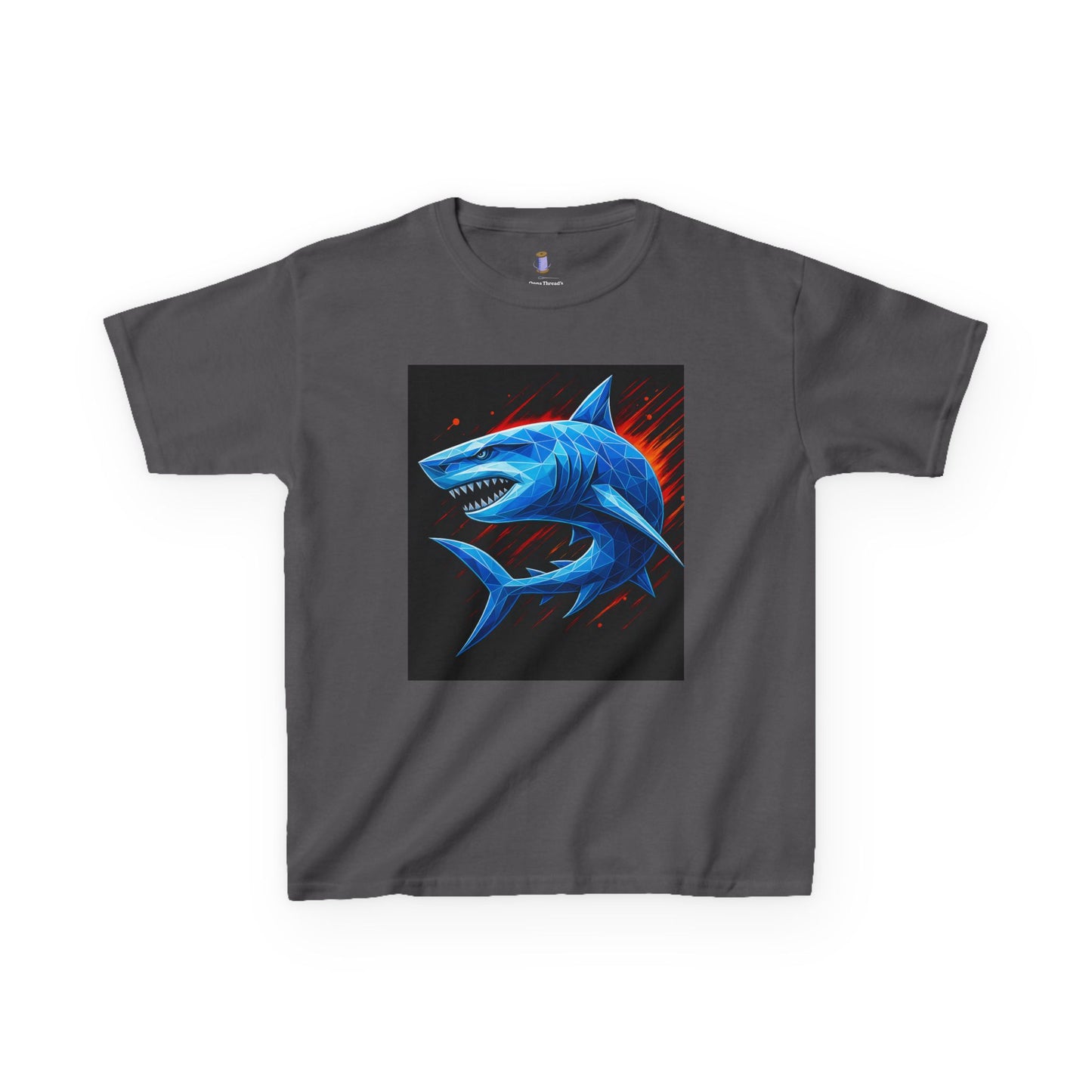 Kids Shark Graphic Tee - Cool Ocean Theme Shirt for Boys and Girls, Perfect Birthday Gift, Summer Fun, Beach Wear, Ocean Lover's Tee