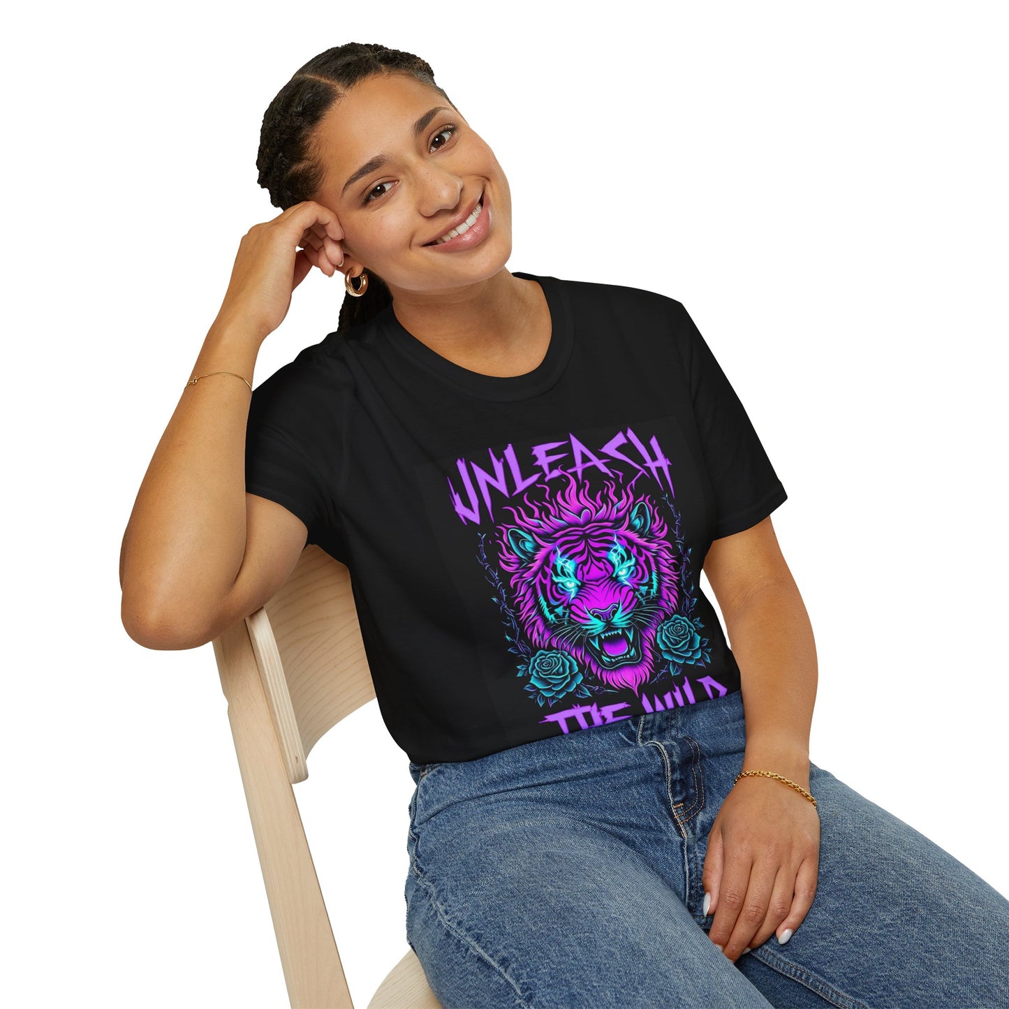 Unleash the Wild Graphic Tee | Cool Graphic Shirt, Unisex T-Shirt, Animal Lover Gift, Nature-Inspired Fashion, Festival Wear