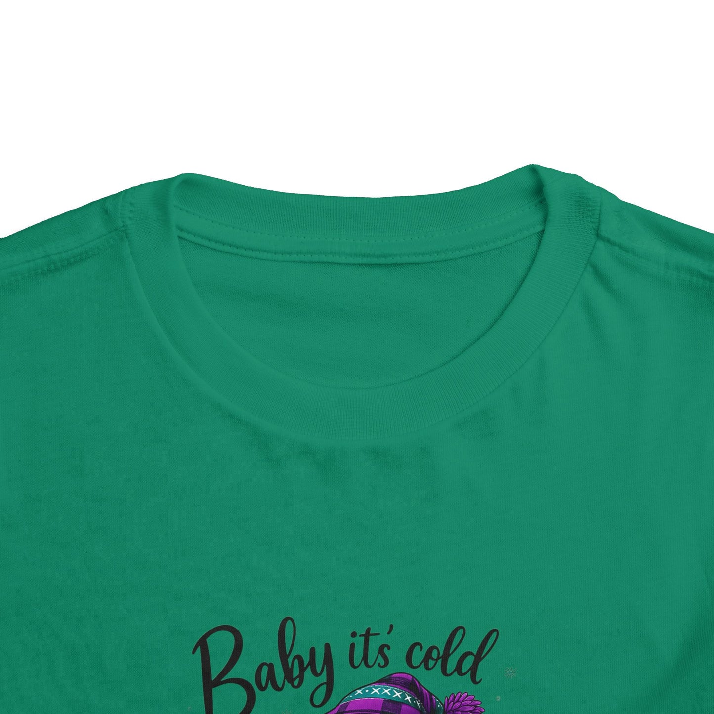 Baby It's Cold Outside Snowman Toddler Christmas Tee