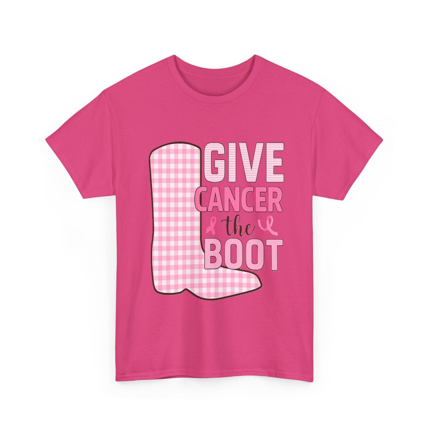 Give Cancer the Boot - Breast Cancer Awareness Tee