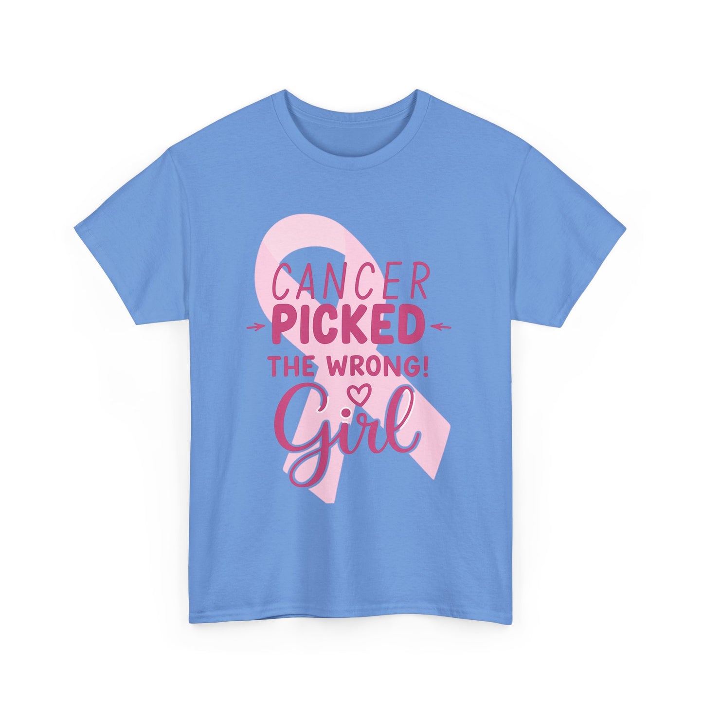 Cancer: The Wrong Picked Girl - Pink Ribbon Tee