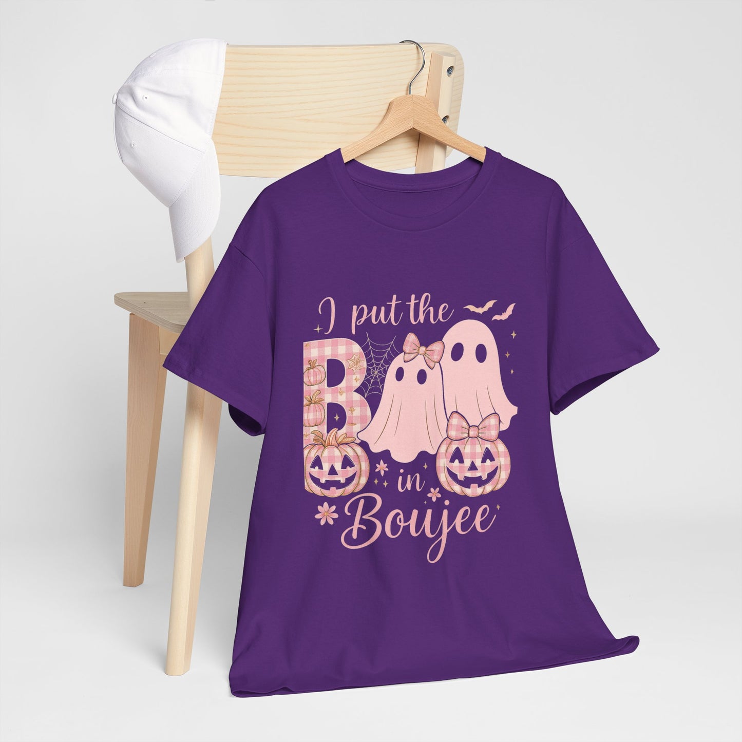 I Put The B In Boujee Pink Halloween Tee