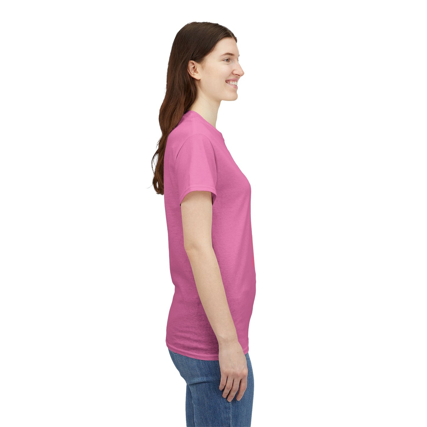 MOM Cheer – Pink Bubble Letter Spirit Tee