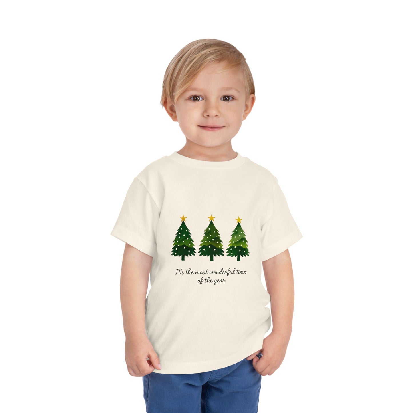Watercolor Christmas Trees Toddler Tee