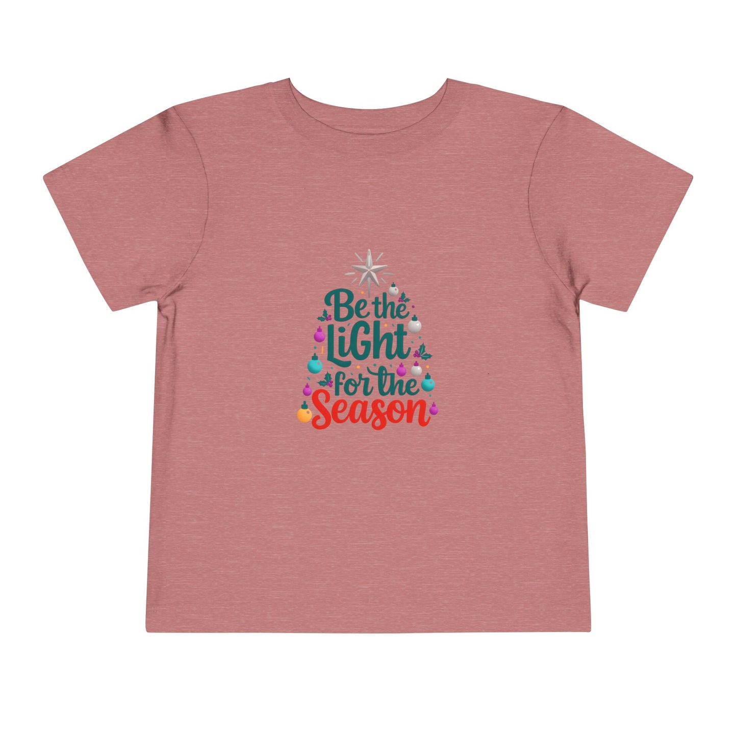 Be the Light Toddler Christmas Tee