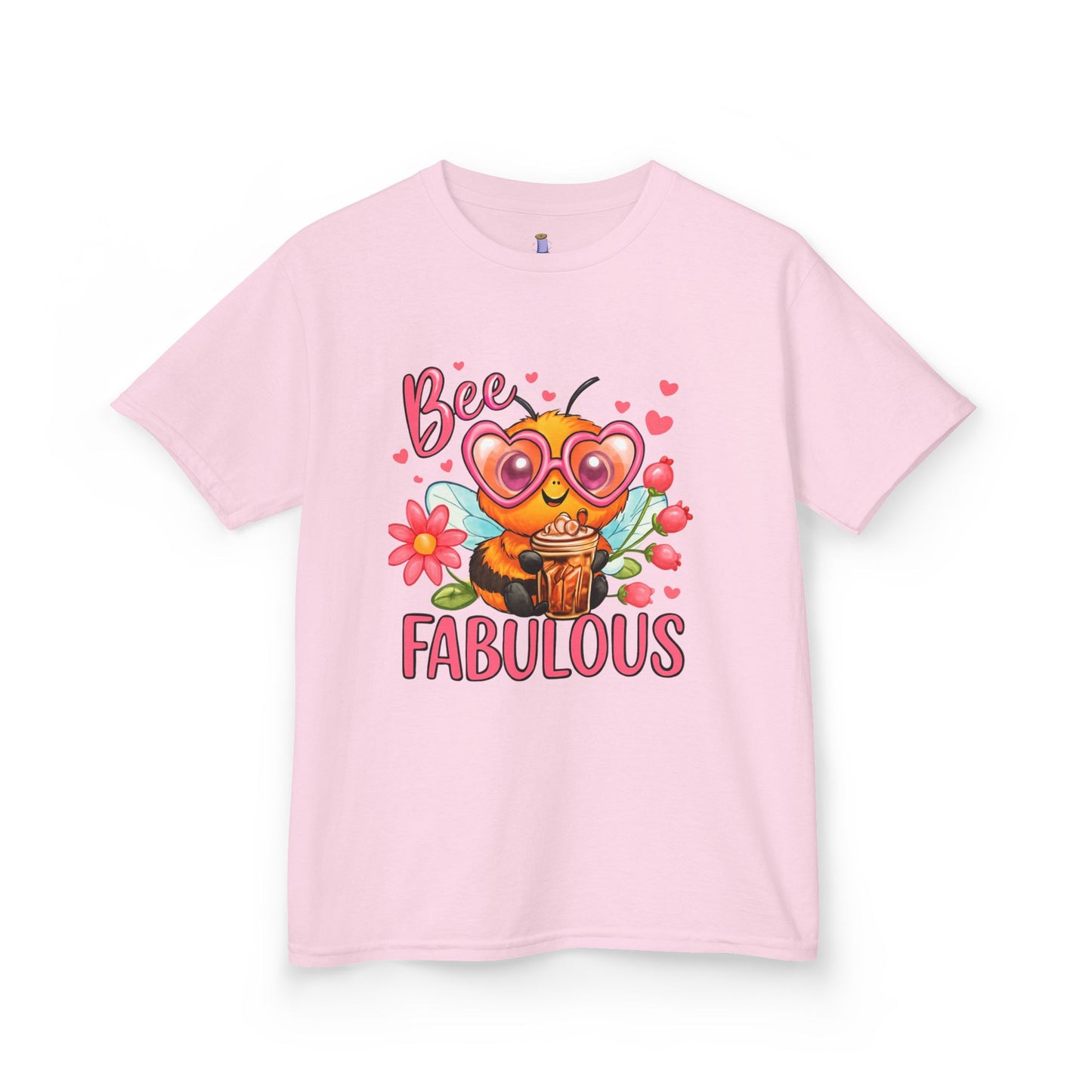 Bee Fabulous Kids Tee | Cute Kids T-Shirt, Birthday Gift, Summer Wear, Flower Lover Tee, Kids Fashion