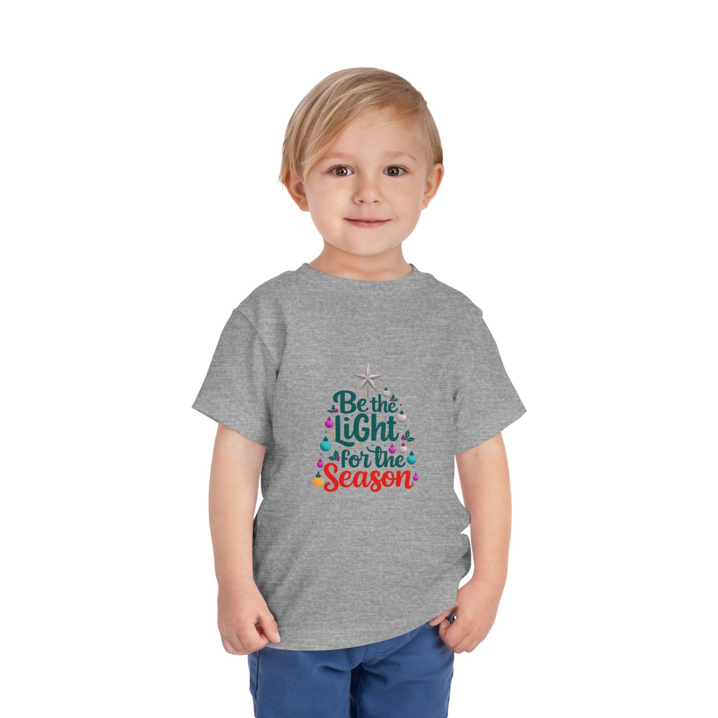 Be the Light Toddler Christmas Tee