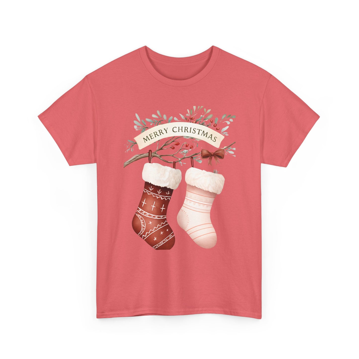 Watercolor Christmas Stocking Tee - Hope & Love
