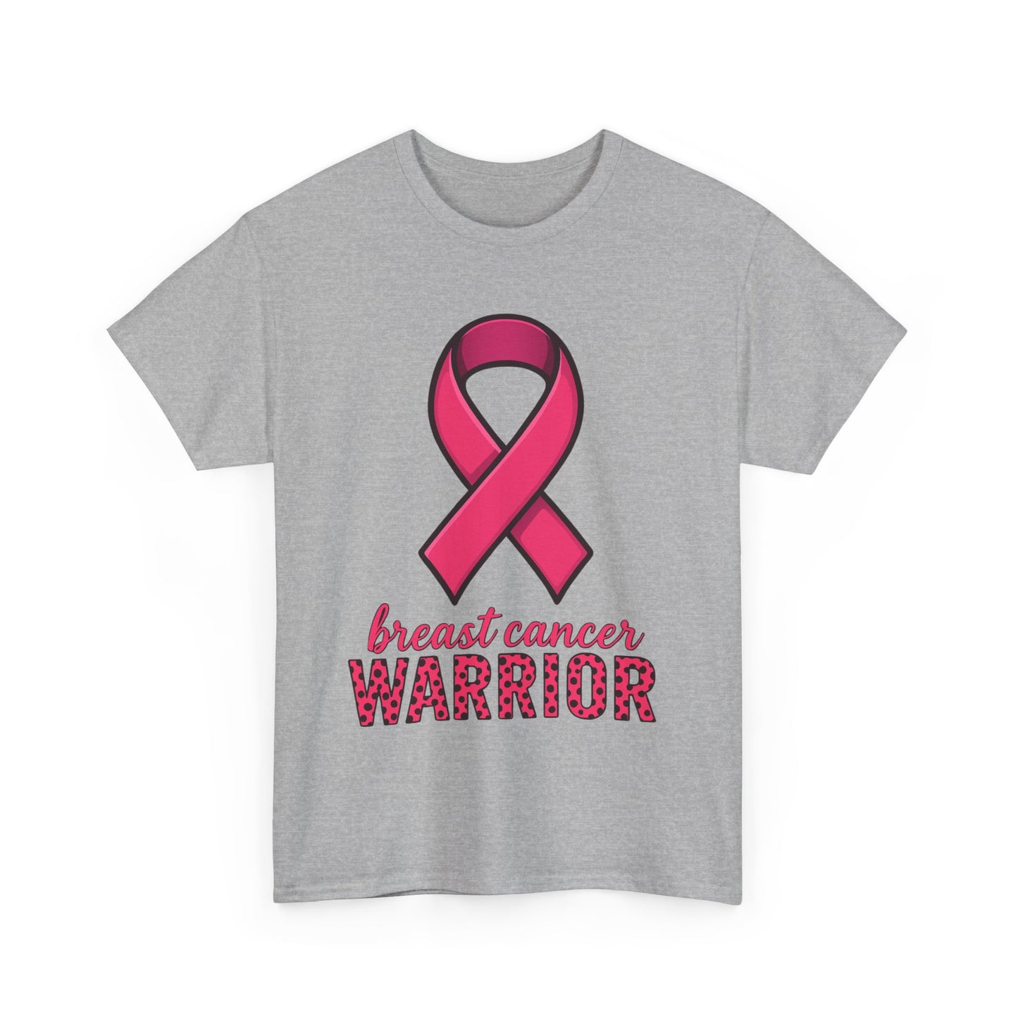 Breast Cancer Warrior Pink Ribbon Tee