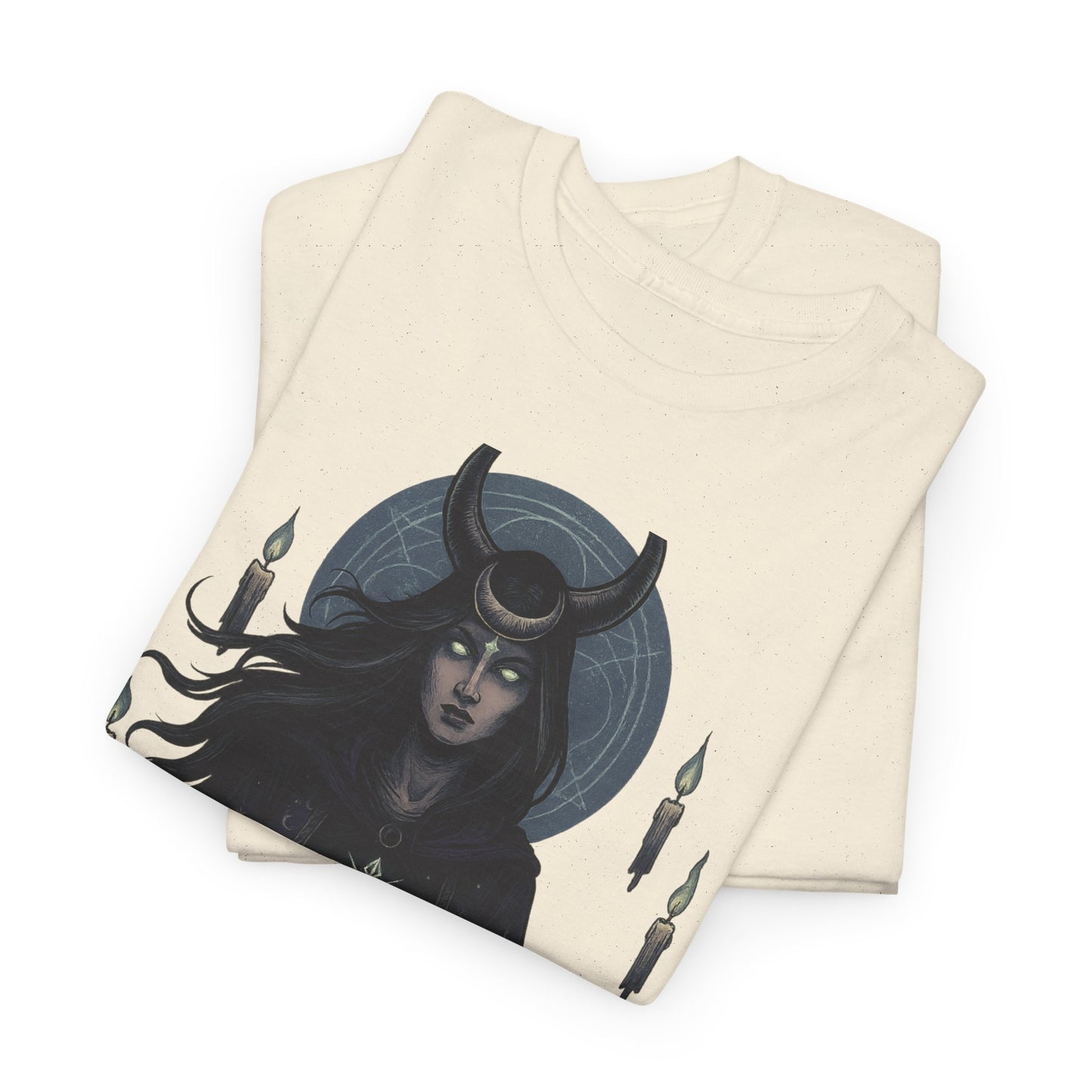 Moonlit Sorceress – Enchanted Candlelight Tee