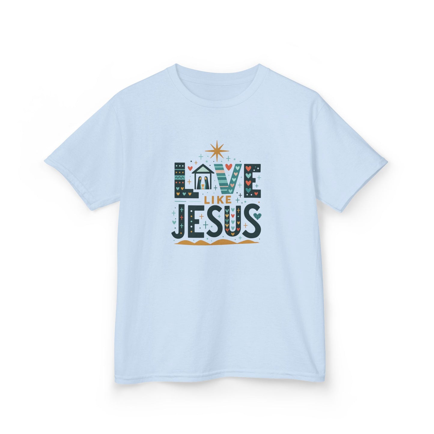 Love Like Jesus - Dino Christmas Tee