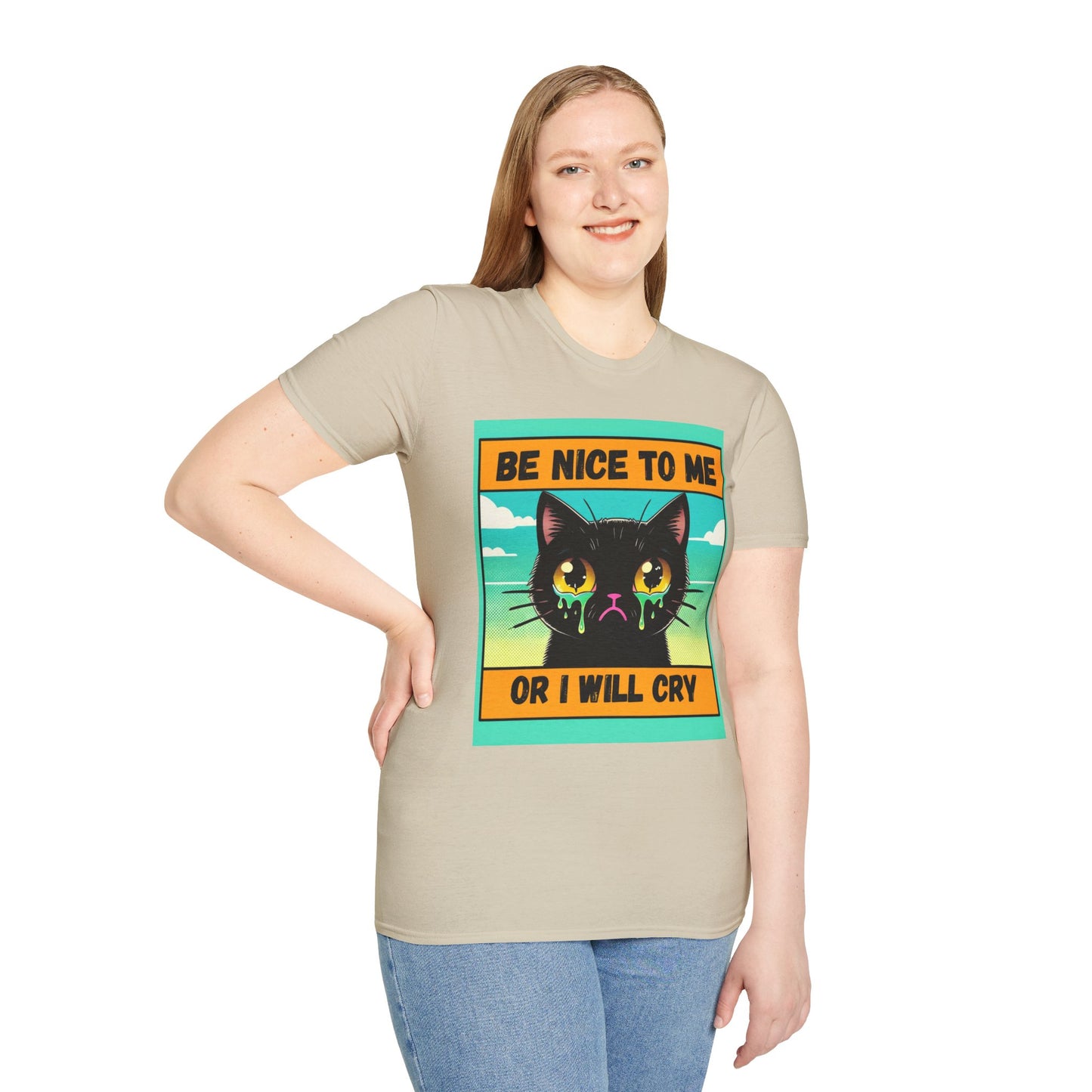 Playful Cat Graphic Tee, Unisex T-Shirt, Gift for Cat Lovers, Cute Animal Apparel, Funny Pet Quote Shirt